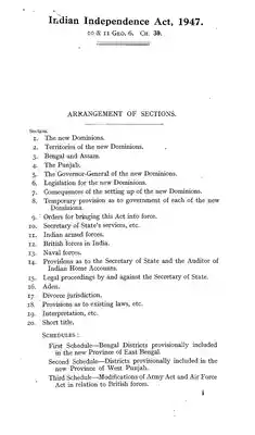 Indian Independence Act 1947 PDF