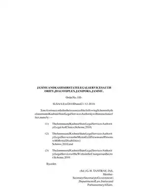 J&K Govt Schemes List PDF
