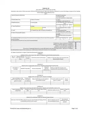 Downlaod Form 15G For PF Withdrawal PDF