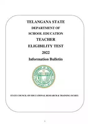 TS TET Information Bulletin 2022 PDF