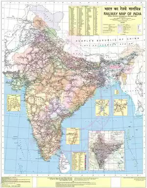 Indian Railway Map PDF