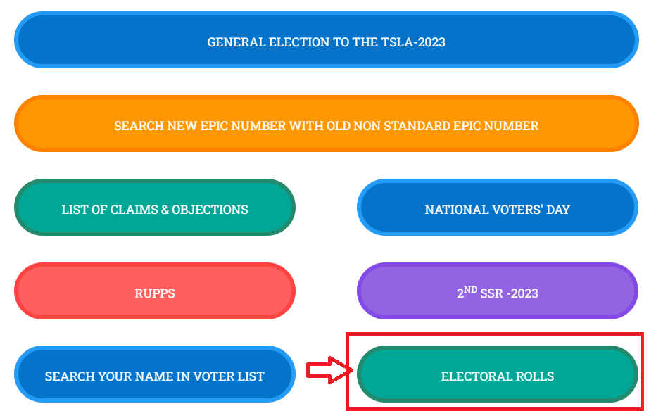 CEO Telangana PDF Electoral Rolls