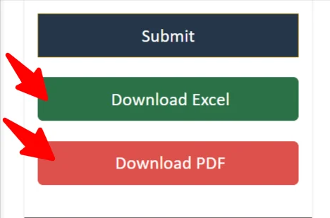 Download List in Excel & PDF format