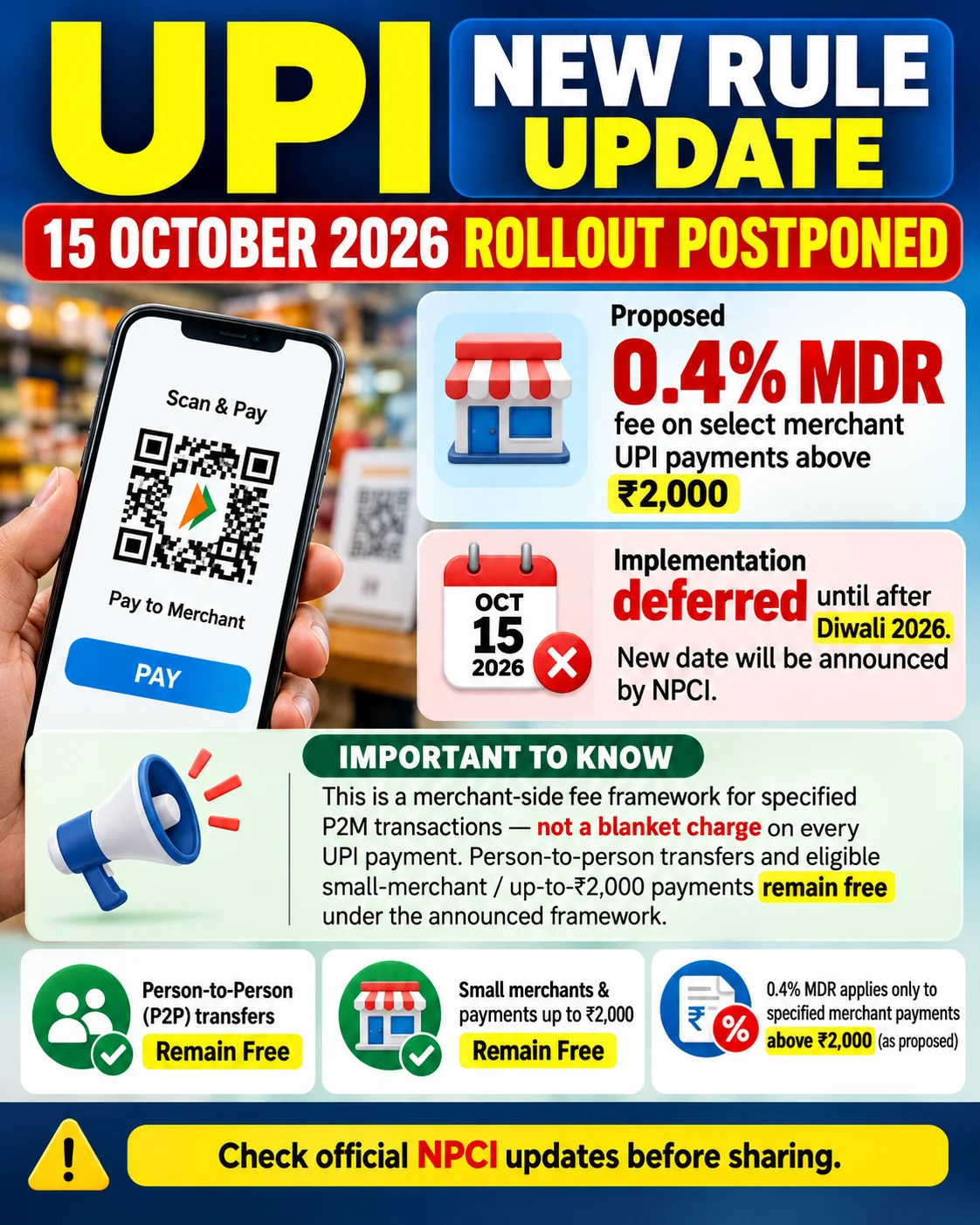 UPI Payment Rule
