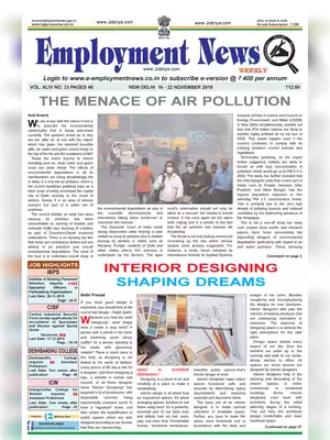 Employment News Paper from 16 to 22 November 2019