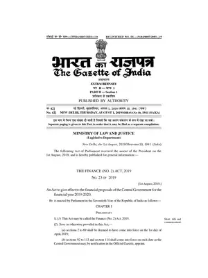 Finance Act Bill 2019