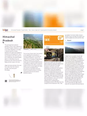Himachal Pradesh Travel Guide PDF