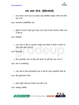 UP Current Affairs in Hindi