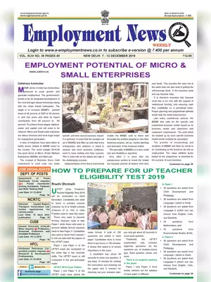 Employment Newspaper Second Week Of December 2019 PDF