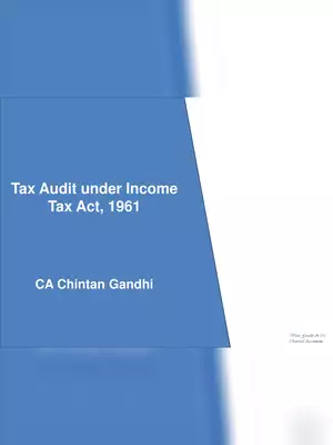 Guidance Notes on Tax Audit