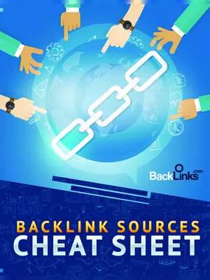SEO Backlink Sources Cheat Sheet 2019