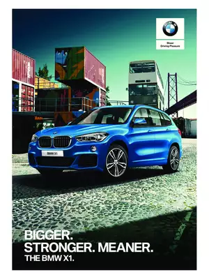 BMW X1 Brochure PDF