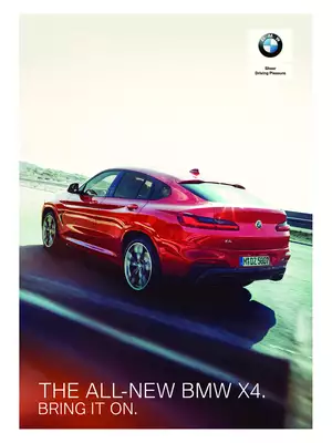 BMW X4 Brochure PDF