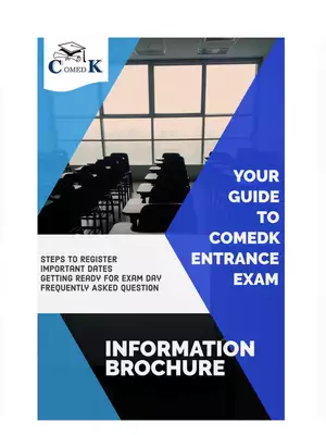 Comedk Information Brochure