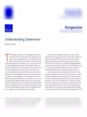 Deterrence Theory International Relations