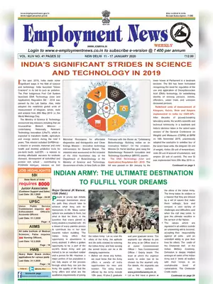 Employment Newspaper Second Week of January 2020 PDF