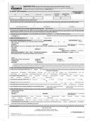 HDFC Mutual Fund Application Form PDF