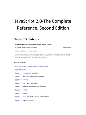 McGraw Hill Javascript Complete Reference