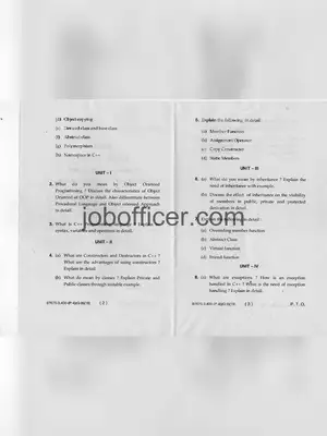 MDU BBA Computer Applications in Management Question Paper May 2019