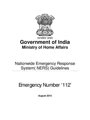 Nationwide Emergency Response System (NERS) Guidelines