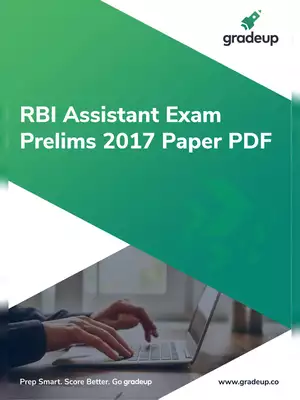 RBI Assistant Previous Year Question Paper with Answers