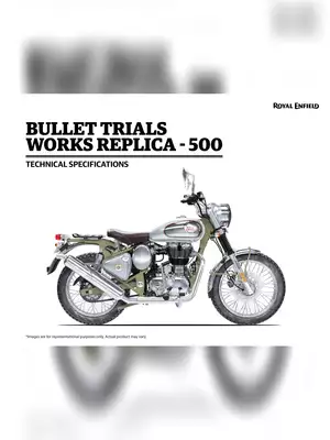 Royal Enfield Bullet Trials 500 Brochure
