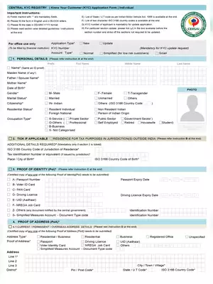 Star Health KYC Application Form