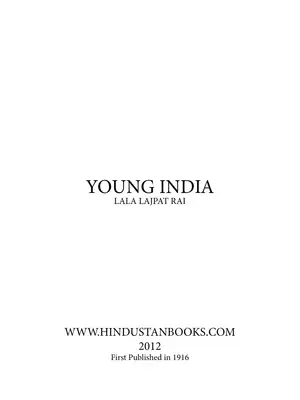 Young India Book by Lala Lajpat Rai