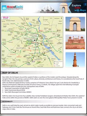 Delhi State Map