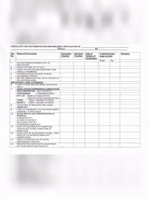 ECHS Scheme Empanelment of Hospitals Document List
