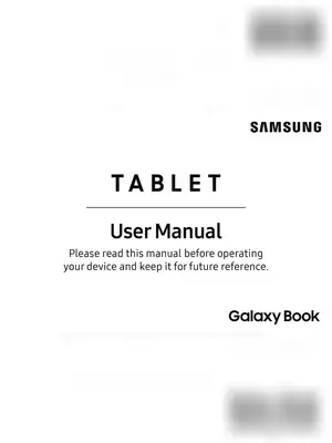 Samsung Galaxy Book S Tablet User Manual PDF