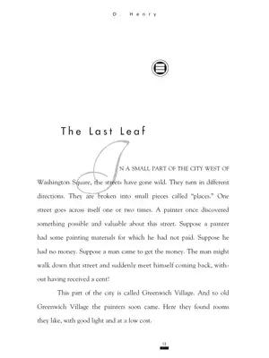 The Last Leaf Story PDF