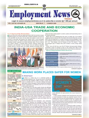 Employment Newspaper First Week of March 2020 PDF