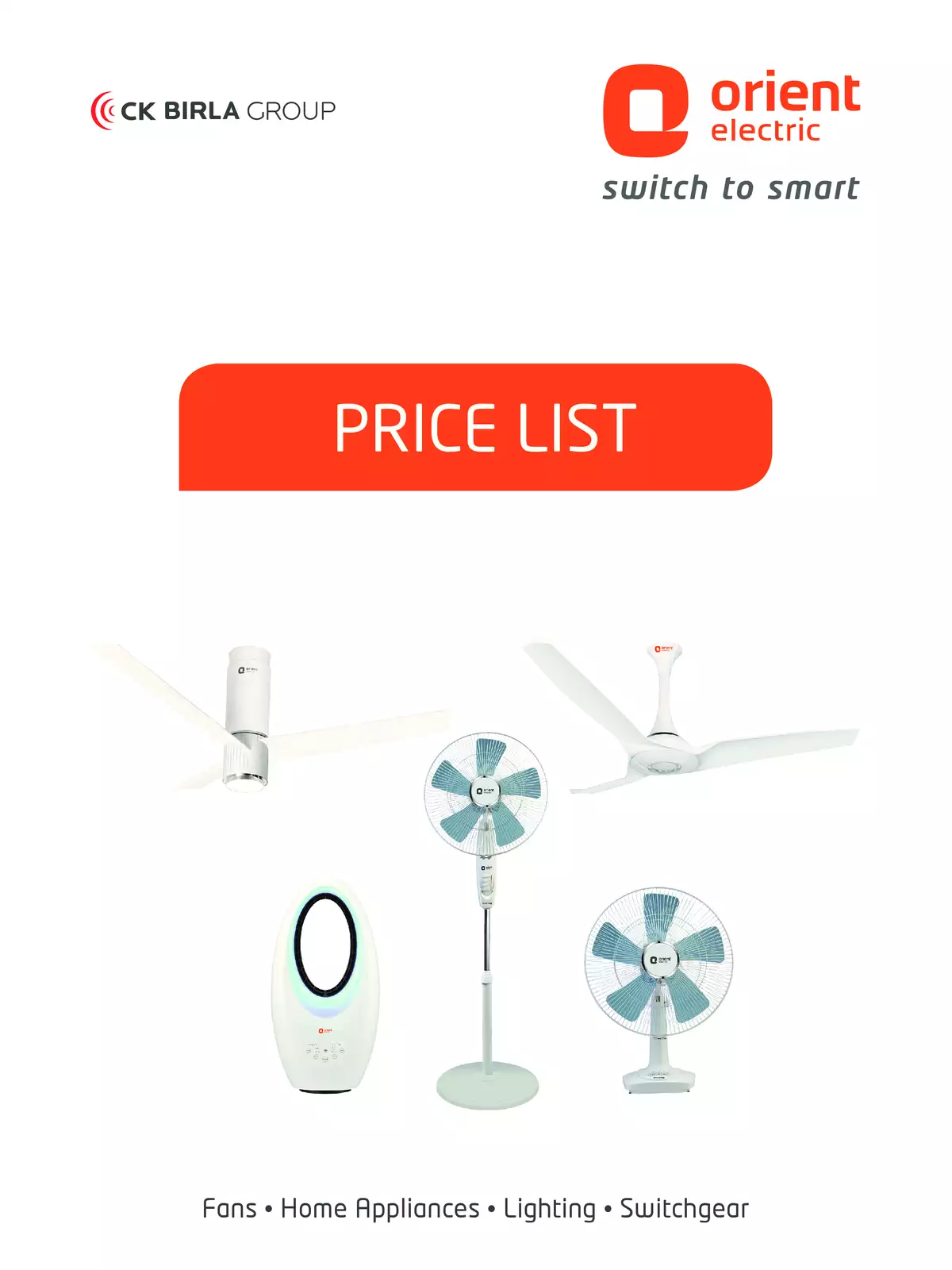 Orient Home Appliances Price List 2024 PDF InstaPDF