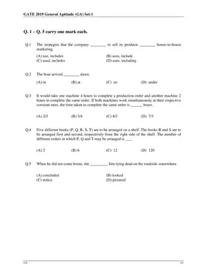 GATE 2019 Electronics & Communication Engineering  Question Paper