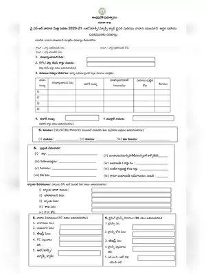 AP YSR Vahana Mitra Scheme Form