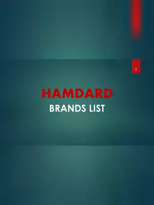 Hamdard Brands List 2020