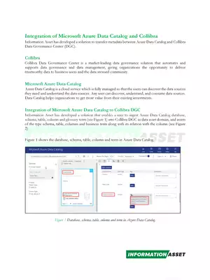 Integration of Microsoft Azure Data Catalog and Collibra PDF