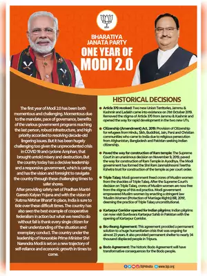 Modi 2.0 1 Year Booklet