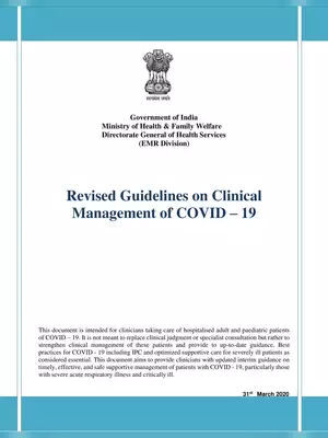 Revised Guidelines on Management of COVID-19