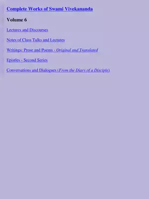 Complete Works of Swami Vivekananda Book Vol 6 PDF