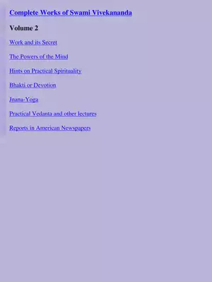 Complete Works of Swami Vivekananda Book Volume 2 PDF
