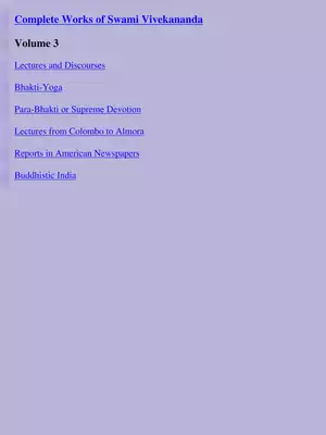 Complete Works of Swami Vivekananda Book Volume 3 PDF