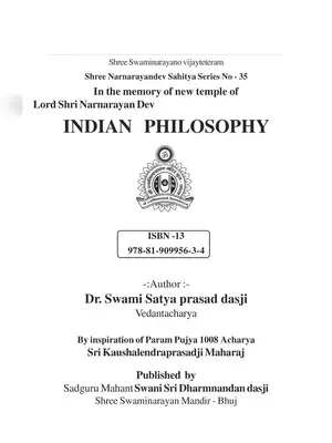 Indian Philosophy Book PDF