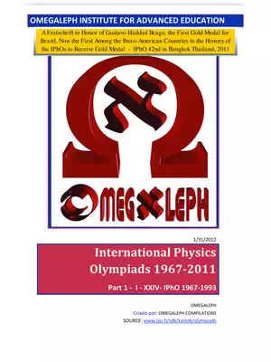 International Physics Olympiad