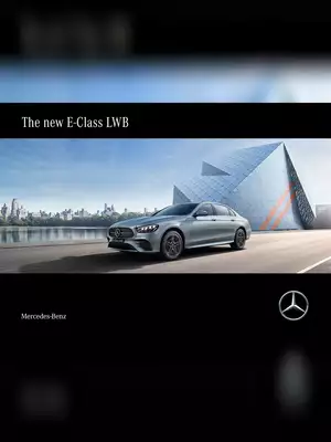 Mercedes Benz E Class BS6 Brochure PDF
