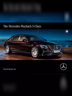 Mercedes Benz S Class Maybach BS6 Brochure