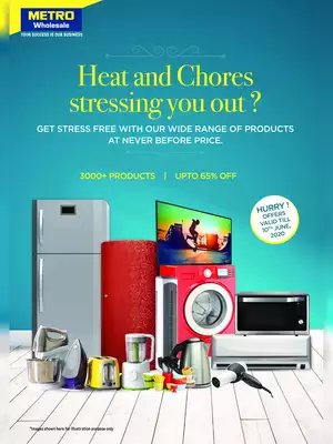 Metro Cash and Carry Home Appliances Catalog May 2020 Bangalore