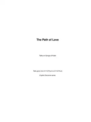 The Path of Love by Osho PDF