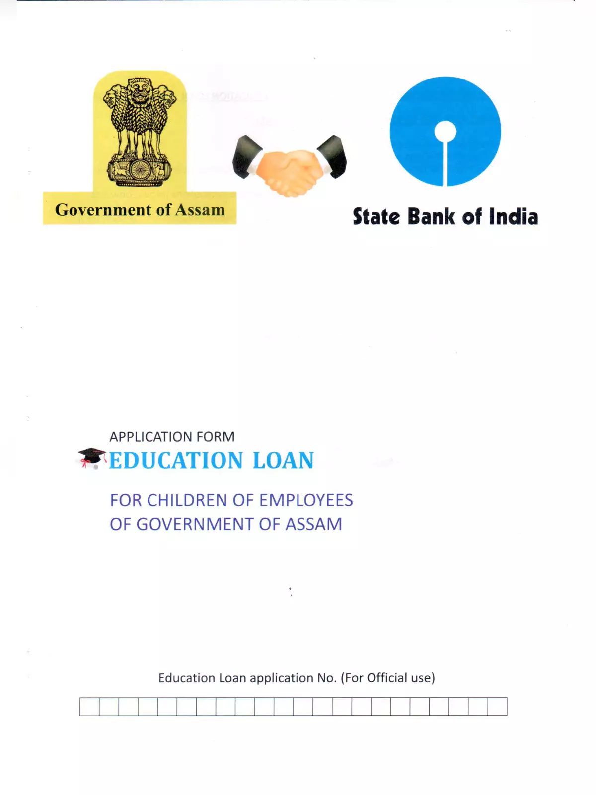 Assam Education Loan Application Form
